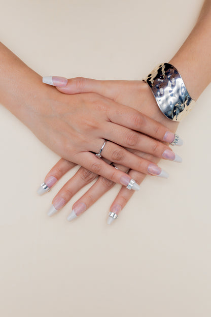 Nude Sparkle Tips